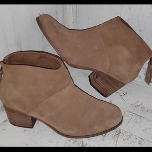 Toms Leila Women's Brown Ankle Boot Booties Size 9